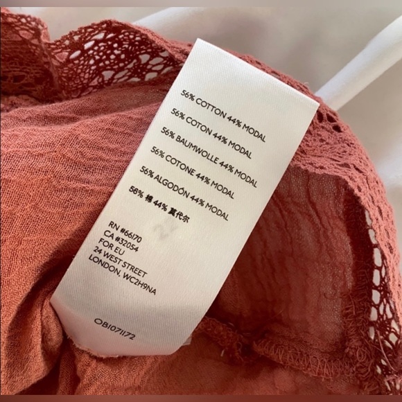 Free People Jasmine Ruffle Blouse NWT - Picture 10 of 11